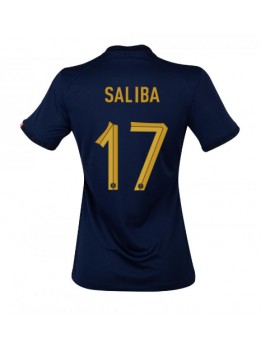 Frankrike William Saliba #17 Replika Hemmakläder Dam VM 2022 Kortärmad